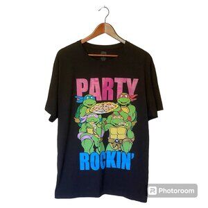 Teenage Mutant Ninja Turtles S/S T-Shirt Men's Size XL Back TMNT Party Rockin'